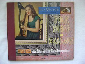   Reed Folk Songs Ballads Volume 2 78 rpm 3 record set Zither Irish Harp
