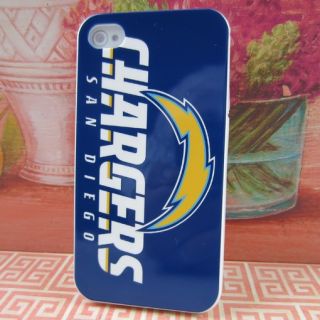 Apple iPhone 4 4S 4G San Diego Chargers Rubber Silicone Skin Case 
