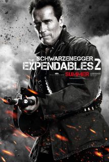 THE EXPENDABLES 2 MOVIE POSTER 2 Sided ORIGINAL Advance 27x40 ARNOLD 