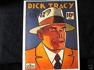 Print of RARE Platinum Hero Dick Tracy Chester Gould