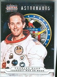   ASTRONAUT BORN IN CHARLOTTE LIVES IN NEW BRAUNFELS TX CHARLES DUKE SEE