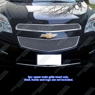 2010 2012 Chevy Equinox Stainless Steel x Mesh Grille Grill Insert 