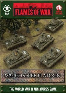 M24 Chaffee Platoon Flames of War USA UBX33 