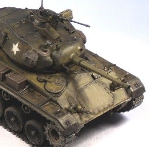 35 Built US Army M24 Chaffee Light Tank WWII Korea