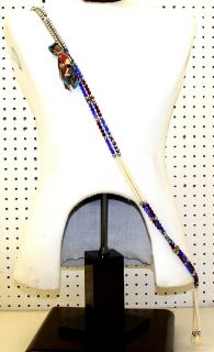 Glass Beaded Hairpipe Native American Indian Bandolier