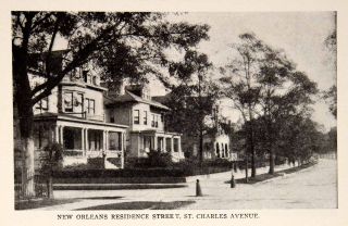   Orleans Residence Street St Charles Avenue Mansions Lee Circle