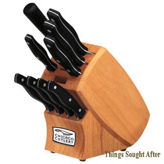 Chicago Cutlery Metropolitan 10 Piece Block Set Forged Knives Knife 