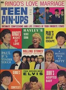 Teen Pin UPS Magazine Hayley Mills Patty Duke Stones
