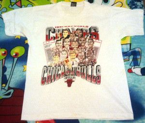 Chicago Bulls 1991 NBA World Champions as Caricatures T Shirt