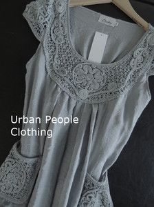 Vtg Chesley Tunic Dress Anthropologie earring Free spirit Urban People 
