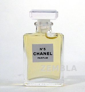 chanel parfum no 5 one 1 demi parfum bottle 0 12 oz 3 5 ml 1 75 tall 