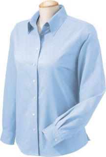 Chestnut Hill Womens Performance Plus Oxford Blouse Easy Care CH580W 