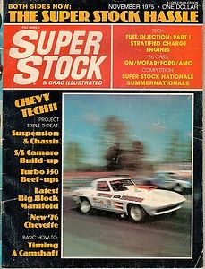    November 1975 Chevy Tech Issue New 76 Cars Project Maverick Chevette