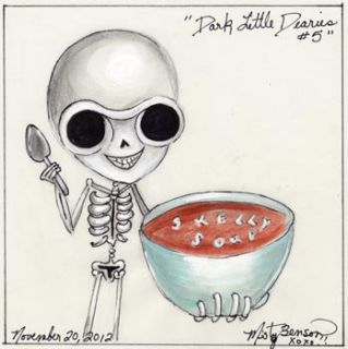   Dearies 5 Comic Art Skeleton Skelly Soup Gothic Fantasy Cartoon