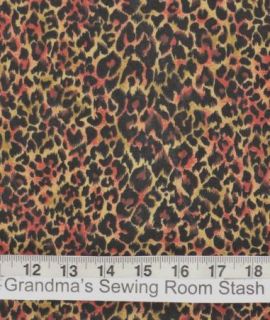30 x 44 Cheetah Leopard Exotic Cotton VIP Cranston Print Works Co 