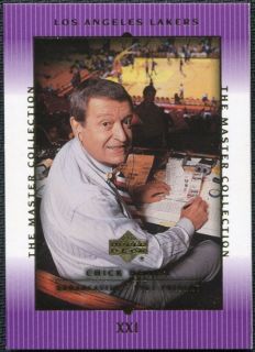 2000 Upper Deck Lakers Master Collection #21 Chick Hearn /300