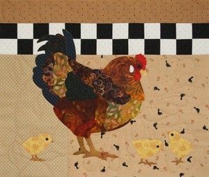 Henny Penny Chicken Bee Creative Art Quilt Pattern New