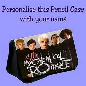 My Chemical Romance Personalised Pencil Case Make Up Bag Clutch Bag 