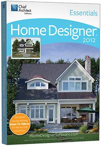HOME DESIGNER 2012 ESSENTIALS CHIEF ARCHITECT PC DESIGN SOFTWARE BRAND 