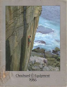 Chouinard Equipment Catalog 1986 Climbing Mountaineering Rock 