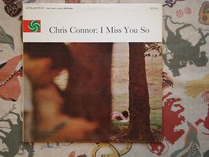 Chris Connor Jazz Vocals LP I Miss You So 1956 Atlantic Bullseye VG 