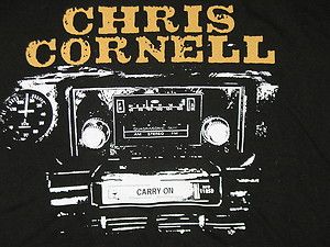 Chris Cornell Carry on Tour T Shirt Soundgarden Audioslave Brand New 