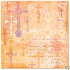 Flair Scrapbook Paper 12 x 12 on The Cross