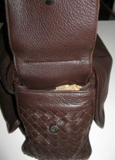 BOTTEGA VENETA chocolate Cocker Handbag/Purse Excellent condition