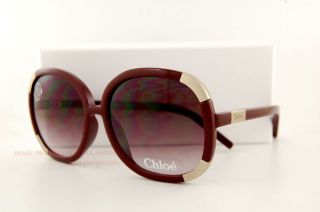 Brand New Chloe Sunglasses CL 2119 CL2119 Color C14 BURGUNDY 100% 