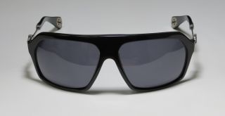 Chrome Hearts Nooner Black Gray Sterling Silver Zeiss Lens Sunglasses 