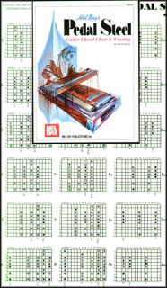 Pedal Steel Guitar Chord Chart E9 Tuning NEW Enlarged Preview
