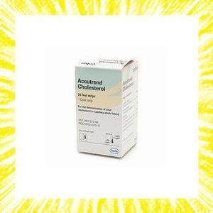 Accutrend Cholesterol Strips Box of 25