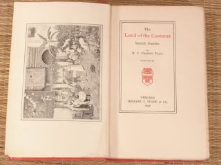  the Castanet/Spanish Sketches J C Chatfield Tailor 1896 illus 1st ed