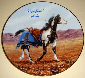 Chuck DeHaan Warriors Cheyenne War Pony Plate w COA