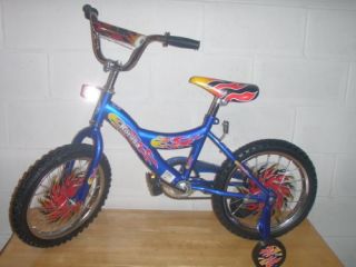 features of 16 inch childrens bike blue 16 inch childrens bike blue 