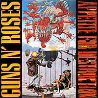 Guns N Roses Appetite for Destruction Greek LP Unique