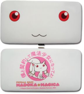   Magi Madoka Magica Kyubey Eyes Checkbook Wallet Anime Manga MINT