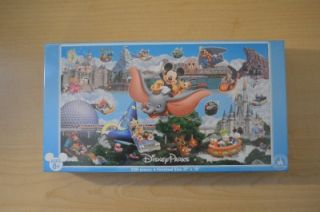 Disney Theme Parks Exclusive 500 Piece Panoramic Characters Jigsaw 