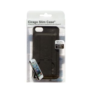 Cirago Slim Case with Kickstand for Apple iPhone 5 Black IPC1501BLK 