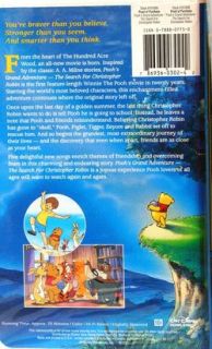 POOHS GRAND ADVENTURE Search for Christopher Robin VHS Video