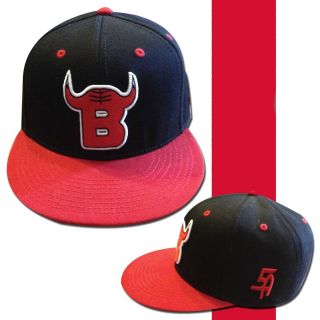Chris Brown Look at Me Now Chicago Bulls Style Horned B Logo Hat