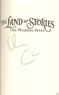 Chris Colfer Glee Signed Book Land of Stories 1st Edition with Proof