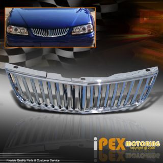 00 05 Chevy Impala Chrome Grille Guard Vertical Style