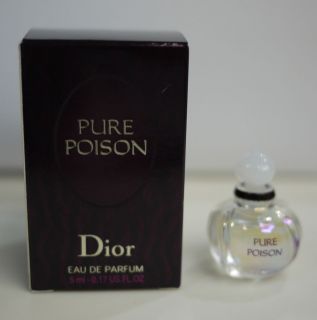 Christian Dior Pure Poison Eau De Parfum 0 17oz 5ml Mini Women Perfume