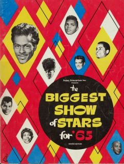 CHUCK BERRY / LITTLE ANTHONY 1965 BIGGEST SHOW OF STARS TOUR PROGRAM