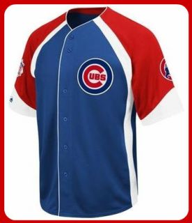 Chicago Cubs MLB Majestic Wheelhouse Jersey Big and Tall Sizes