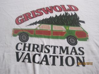 Clark Griswold Family Christmas Vacation T shirt XXXL 3XL white