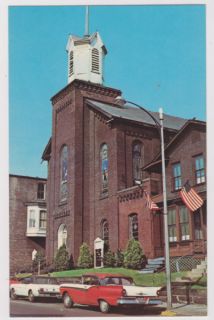 old pc view church in grafton wv postcard is in mint condition shows