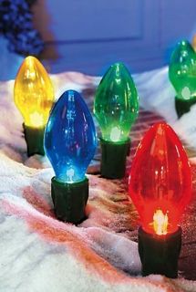 Giant Bulb Outdoor Christmas Lights Ornaments Holiday Seasonal Decor