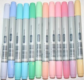 Copic Ciao Markers SPRING PASTEL COLORS Lot of 12
